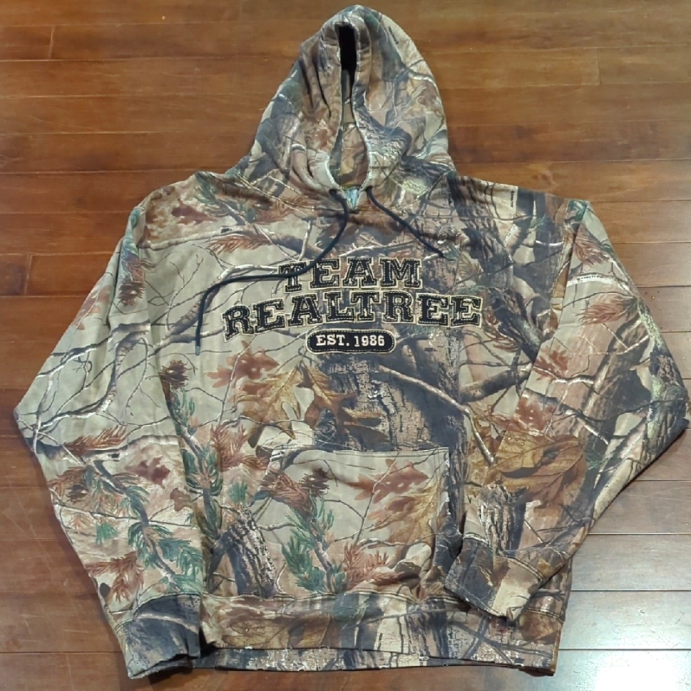 Realtree Camouflage Hoodie with Team Logo